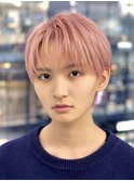 韓国風シースルーマッシュ×極上ピンクパール
