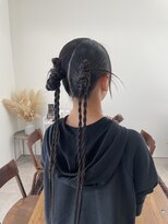 ライド ヘアー(RIDE HAIR) カチモリツインテール