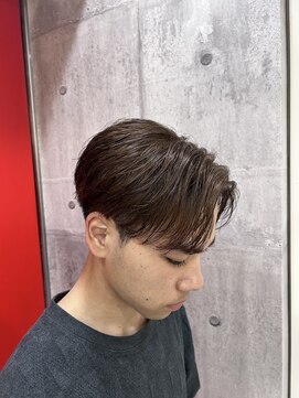ヘアー ラボ エムツー(hair lab m2) メンズカラー×メンズセンターパート