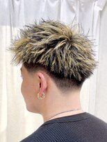 コハク(COHAQ BEAUTY AND RESORT) テーパーフェード×メッシュスパイキーショート