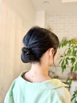 リグ ヘアアンドデザイン(LiG hair&design) 七五三はママも主役♪上品シニヨンアレンジ