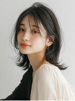コトンアトリエ 人形町(COTON atelier)&nbsp;ミルクティーブロンド/ダークブルー/デジタルパーマ/人形町