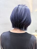 ロンドポレール 北千住(Lond polaire) ラテグレージュ顔周りレイヤーボブ韓国巻き結べるレイヤーカット