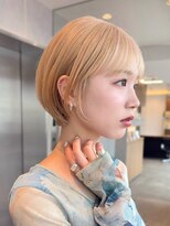 アビー 福岡天神(ABBEY) ショートショートボブショートヘア大人ショート耳掛けショート