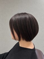 ハルジュヘアーリゾート(haruju HairResort)&nbsp;【プレトワカラー×白髪対応】大人ハンサム・艶感ショートボブ
