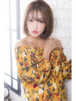 アジールヘア 所沢プロペ通り店(agir hair)&nbsp;ワンサイドボブ【所沢】