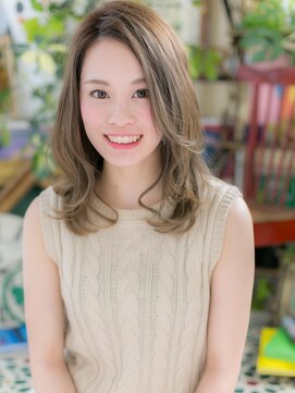 カバーヘア イヴ 戸頭店(COVER HAIR EVE) *EVE戸頭*大人ウェーブ外国人風こなれミディアムa