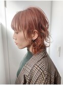 オレンジベージュカラー