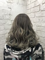 アジールヘア 所沢プロペ通り店(agir hair)&nbsp;明るめグレージュカラー【所沢/イルミナカラー/ブリーチ】