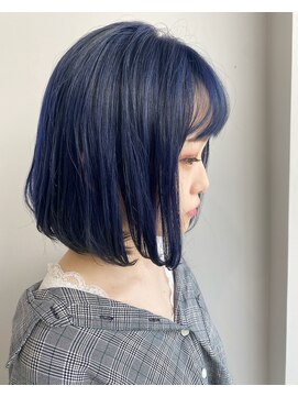 ユルフ(yulf) ブリーチあり☆【ディープブルー】[津市/津駅/久居/久居駅]