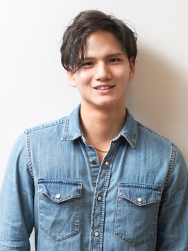 ナンプウ(Nanpu) 《Nanpu》アシンメトリーアップバングヘア◎20代30代