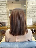 切りっぱなしボブ&ストレート