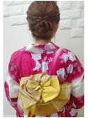 浴衣ヘア☆+゜