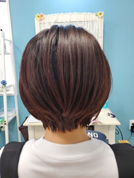 アラワラブルー(arrawarra blue) 襟足スッキリショートボブ/20代/30代/40代/50代/倉敷/白楽町
