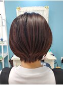 襟足スッキリショートボブ/20代/30代/40代/50代/倉敷/白楽町