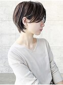 【30・40代おすすめ♪】小顔カット×ハイライト×くびれショート