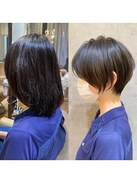 バンプ ギンザ(BUMP GINZA) 30代/40代/50代・絶壁解消・小顔前下がりショートボブ【中村】