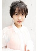外ハネボブセクションカラーグラデーションカラーパールベージュ