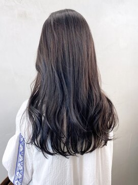 アイティー バイ アルバム 中野店(IT by ALBUM) ラベンダーグレー_グレージュカラーボブウルフ_ba400841