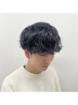 フロー 柏店 92(FLOW) 緩めスパイラルパーマ×マッシュ【Ver.柏】