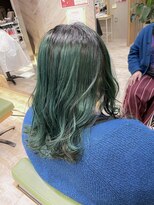 ジプソ(Gypso Hair salon) 【 ターコイズカラー 】