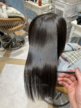 ロンド ストラーダ 心斎橋(Lond strada) マチルダボブ×ピンクベージュ×美髪［髪質改善/縮毛矯正］