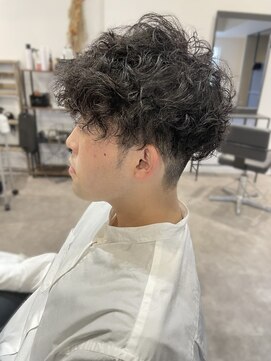 レゴ 太田店(LEGO) 20代30代メンズスパイラルパーマワイルドオシャレ感アッシュ