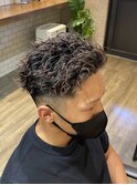 アップバング×ツイストスパイラル