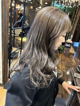 ヘアー クリエイト カルバリ(HAIR CREATE Calbari) ハイライト×オリーブアッシュ