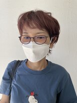 サラ ビューティー サイト 古賀店(SARA Beauty Sight) ピンクベージュ/くせ生かし/プードルパーマ