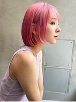 ケイト(kate)&nbsp;【kate 大宮】ビビットピンク×まるみボブ