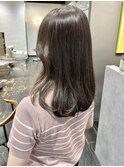 ラベンダーアッシュベージュ透明感艶髪ダブルカラー髪質改善都島