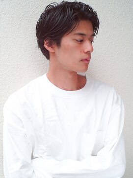 レジュアル(RESSUAL) かき上げヘア ニュアンスマッシュ サイドパート ビジネス