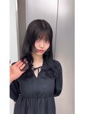 前髪カタログ/イメチェンスタイル／ウェーブパーマ/ミディ