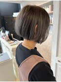 福山人気20代30代ブリーチダブルカラーコントラストグレージュ