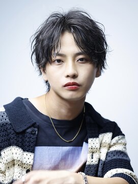 リップス 表参道店(LIPPS) 【エアリーセンターパート】ラウンドフォルムMIXパーマ