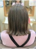 切りっぱなしボブ
