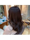 20代30代40代くせ毛風ゆるふわウェーブヘア×ショコラアッシュ