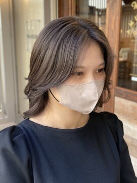 アミュレット バイ サファリ 西荻窪(AMULETTE BY SAFARI) 《お客様スタイル64》ミディアム×デジタルパーマ