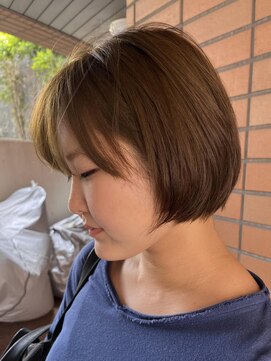 ボコカ(bococa) 【Vicky指名】イエローベージュダブルカラーミニボブ登戸