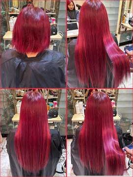 6Dエクステ 板橋店 赤レッドカラー