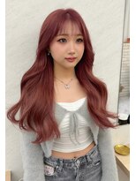 ワク 藤沢店(waku)&nbsp;ダブルカラー　ピンク　韓国