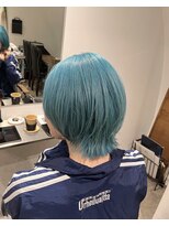 福岡 ブリーチ ベージュ グレージュ ダブルカラー ハイライト