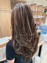 キャパ(CAPA)&nbsp;コントラストハイライト×レイヤーカット(茅ヶ崎/20代/韓国ヘア)