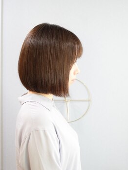 フォンクオアンド(foncuo&)の写真/【代々木上原】朝のセットが驚くほど楽に！大人女性に支持される、洗練されたボブ＆ショートをご提案♪