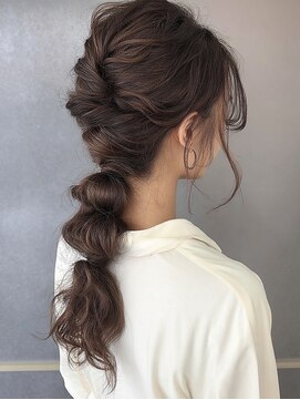 ヘア メイク ハク 横浜(hair make Haku) 着物ヘア/大人ガーリー/ダークアッシュ/似合わせカット/横浜駅