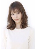 ひし形/モテ髪/20代/30代/くびれミディアム/パーマ