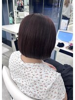アーチバイケンジ(arch by kenje) ラベンダーピンクラベンダーカラーダブルカラーボブ