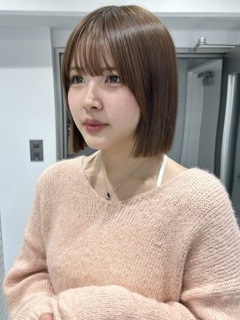 サンドイエナ 横浜店(sand yena) ぱつっとあごした2センチボブ