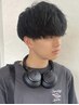 【メンズ人気No.2】メンズカット+トレンドパーマ+炭酸スパ¥14850→¥11880